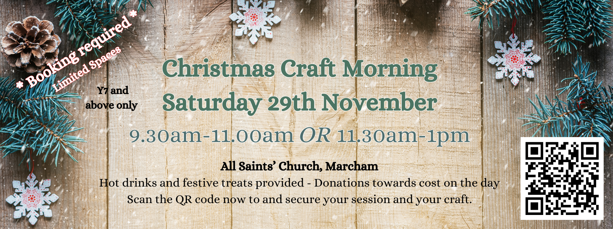 Christmas Craft Morning banner