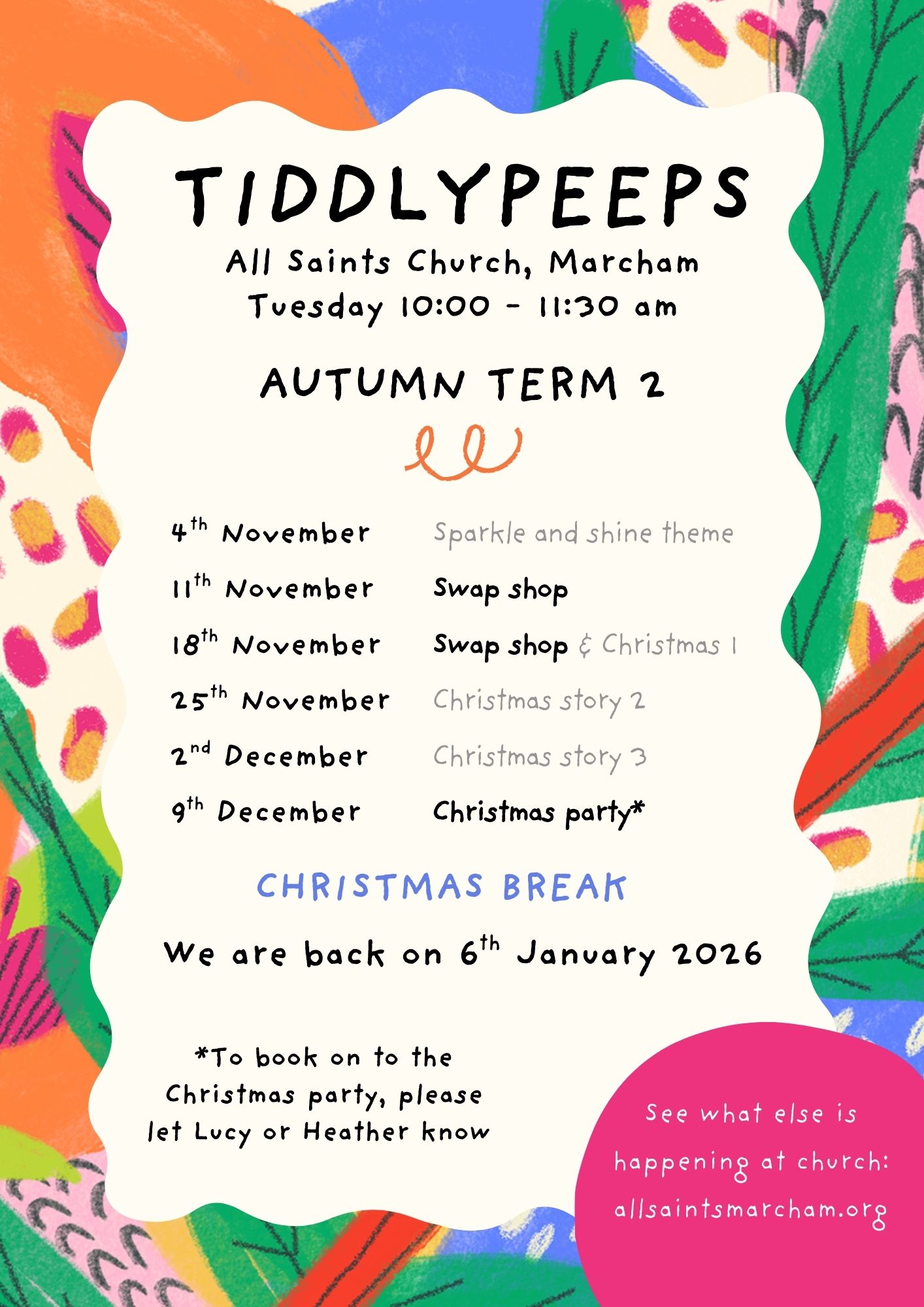 Blue White Winter Festival Fly